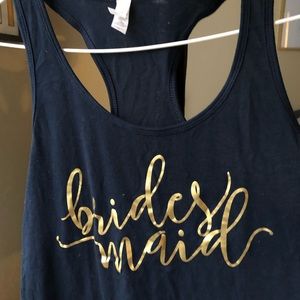 Bridesmaid tank